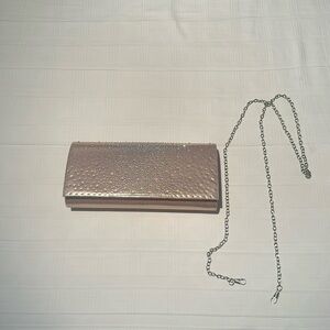 Pink clutch w/chain